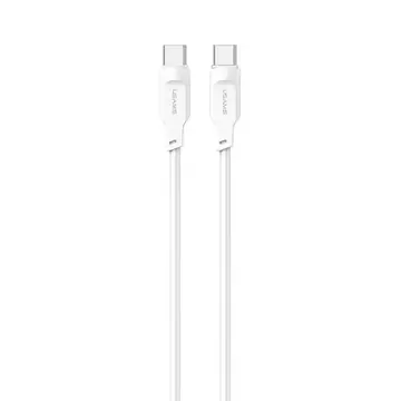 USMAS USB-C na USB-C PD rychlý nabíjecí kabel 1,2m bílý