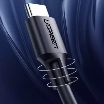 Ugreen USB Type C nabíjecí a datový kabel 3A 2m černý (US286)