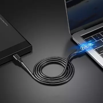 Ugreen USB Type C nabíjecí a datový kabel 3A 2m černý (US286)