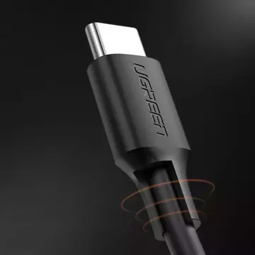 Ugreen USB Type C nabíjecí a datový kabel 3A 2m černý (US286)