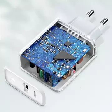 Ugreen rychlá nabíječka USB typu C / USB 36 W Quick Charge 4.0 Power Delivery bílá (60468 CD170)
