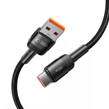 UltraBoost Evo USB-C / USB-C PD kabel 100W 5A 0,25 m černý