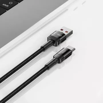 UltraBoost Evo USB-C / USB-C PD kabel 100W 5A 0,25 m černý