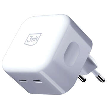 Univerzální 90° úhlová nabíječka Příslušenství 3mk Hyper Charger PD 35W 2x USB-C typ C