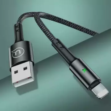 Uzelený kabel USB 3.0 – USB typu C 1m 3A černý (20882)