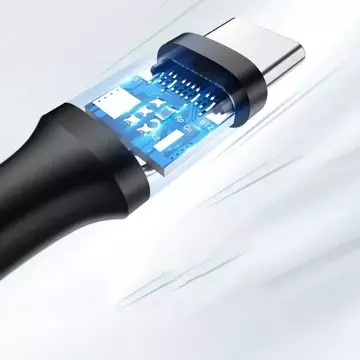 Uzelený kabel USB – USB typu C 480 Mb/s 3 A 1,5 m černý (US287 60117)