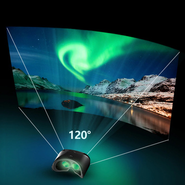 VR brýle 3D brýle VRG PRO X7 virtuální realita pro telefon 5-7" Android iOS Black