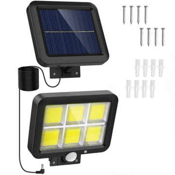 Venkovní solární lampa Alogy Solar Lamp se senzorem 120 COB