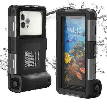 Vodotěsné pouzdro IPX8 universal Diving Waterproof Case Black