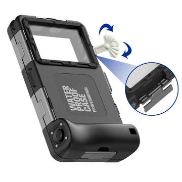 Vodotěsné pouzdro IPX8 universal Diving Waterproof Case Black