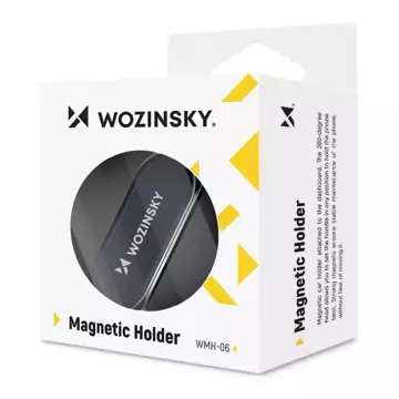 Wozinsky samolepicí magnetický 360 držák na palubní desku auta stříbrný (WMH-06)