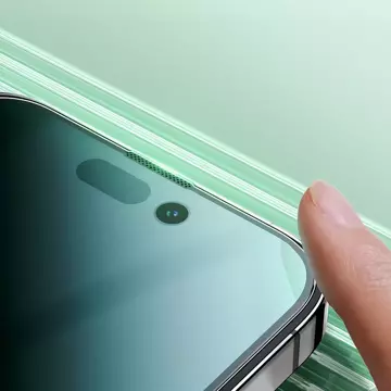 Zelené sklo Joyroom Knight pro iPhone 14 Pro s celoobrazovkovým filtrem proti modrému světlu (JR-G02)