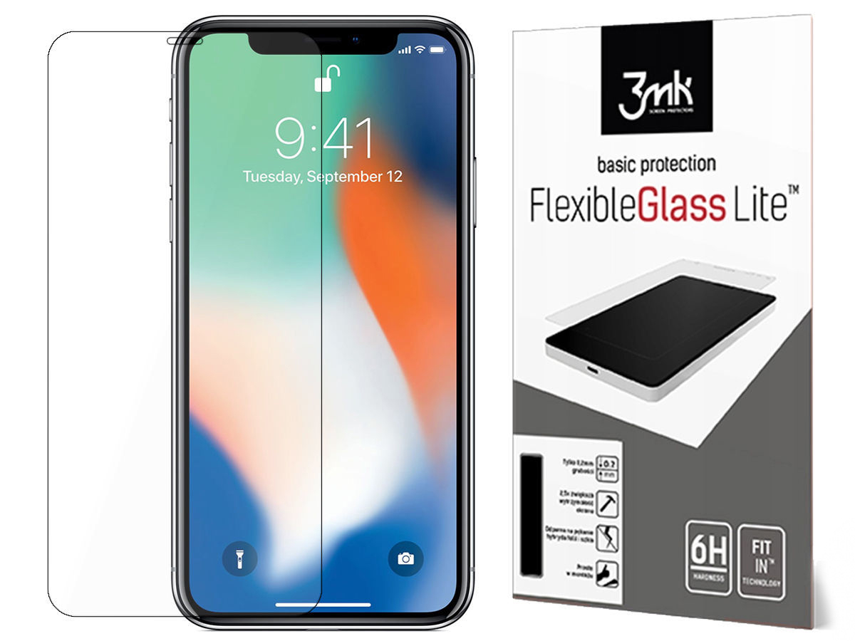 3mk szkło folia ochronna apple iphone x xs flexible glass max