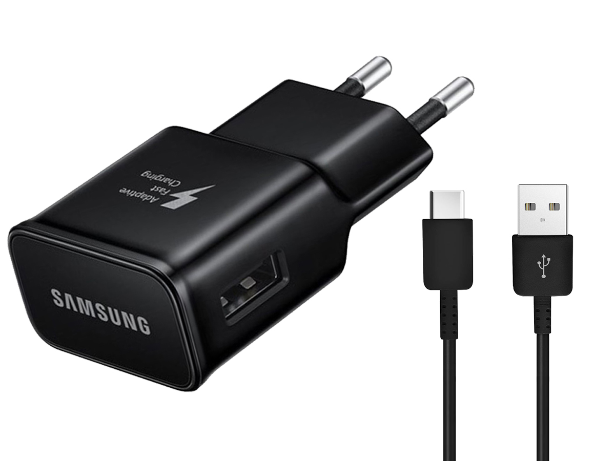 Original Samsung Schnellladegerät und USB C Kabel