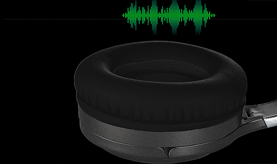 Alogy kabellose Kopfhörer mit Mikrofon Bluetooth 5.0 Schwarz
