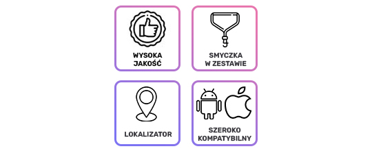 Lokalizator Bluetooth Baseus T2 ze smyczą 