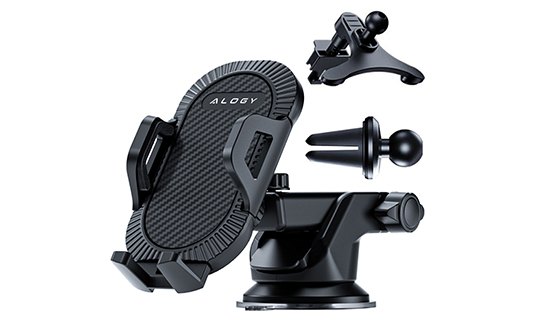 Alogy 3in1 car holder for the windshield for the dashboard grille