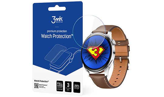 Folia ochronna x3 3mk ochrana hodiniek pre Huawei Watch 3