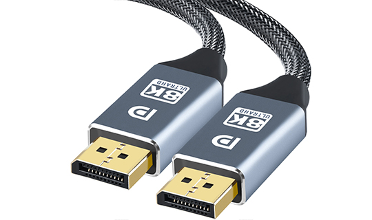 Kabel ze złączem 2x Display Port DP 1.4 Alogy 8K 30AWG 1m