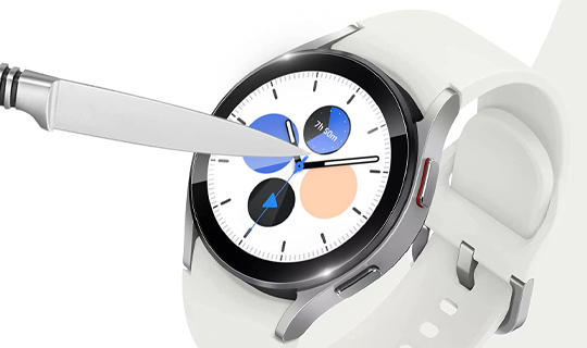 2x Alogy Displayschutzfolie aus gehärtetem Glas für Smartwatch 9H für Samsung Galaxy Watch 4 40 mm