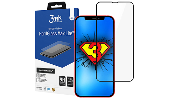 Szkło na ekran 3mk HardGlass Max Lite do Apple iPhone 13 Mini 
