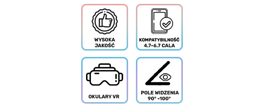 VR окуляри для телефону з навушниками Віртуальна реальність