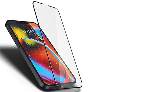 Szkło Spigen Glass FC do etui do Apple iPhone 13 Mini