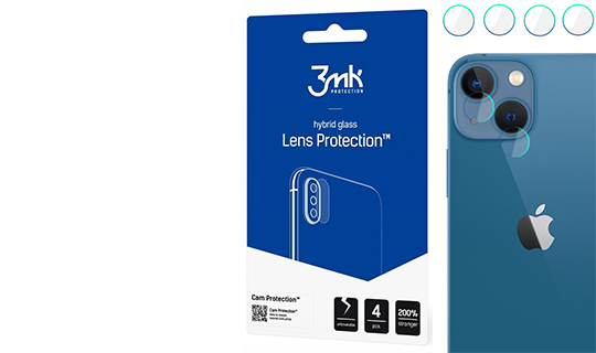 Szkło x4 na kamerę obiektyw 3mk Lens Protection do Apple iPhone 13