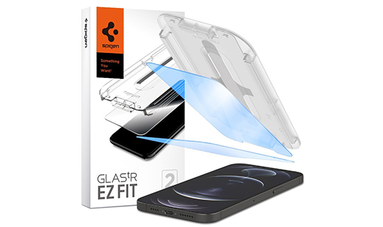 2x Spigen Glas.tR EZ Fit Antiblue Panzerglas für Apple iPhone 13 Pro / 13