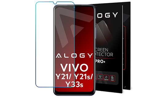 Загартоване скло Alogy на екран для Vivo Y21s / Y33s / Y21