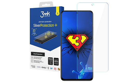Vollbild-Antivirus-Folie Silver Protection 3mk 7H für Xiaomi Redmi Note 11 5G