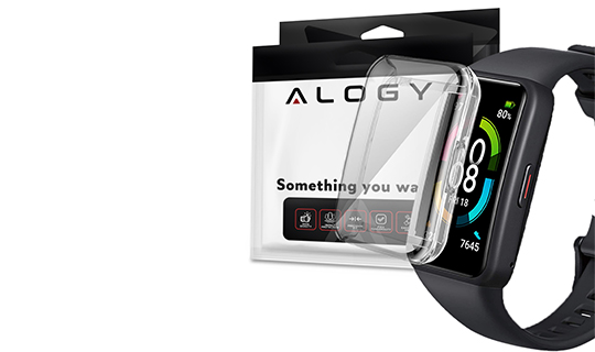Силіконовий чохол із захисною плівкою Alogy для Huawei / Honor Band 6