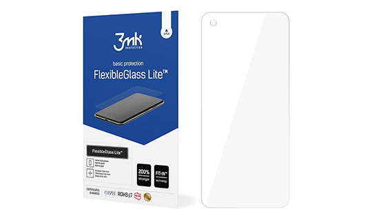Bruchsicheres 3mk Flexible Glass Lite Hybridglas für Xiaomi Mi 11 Lite 4G / 5G / 11 Lite 5G NE Breite =