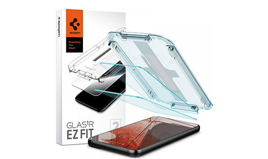 2x Szkło Hartowane Spigen Glas.TR ”EZ FIT” do Samsung Galaxy S22+ Plus