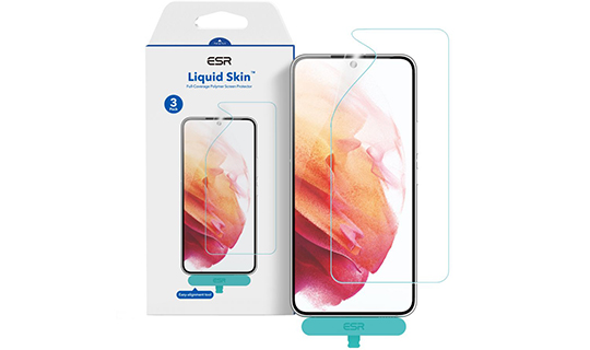 3x Folia polimerowa ESR Liquid Skin do Samsung Galaxy S22 Ultra