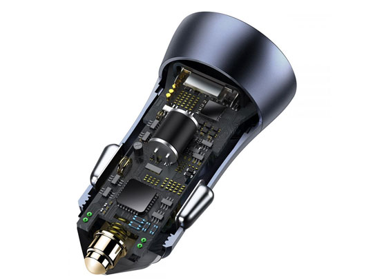 Автомобільний зарядний пристрій Baseus USB + USB-C QC3.0 PD 40 Вт