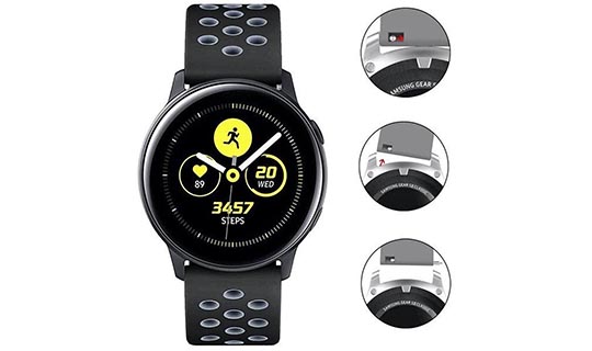 Sportowy pasek soft band Alogy do Galaxy Watch Active 2