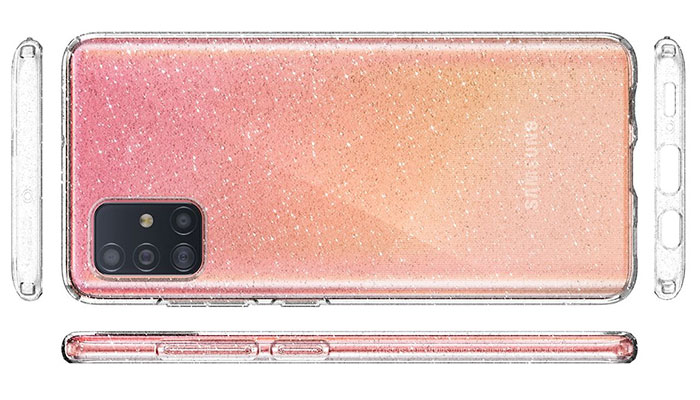 Etui Liquid crystal glitter Spigen Samsung Galaxy A51