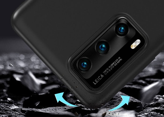 Etui Alogy silikon czarny slim case do Huawei P40