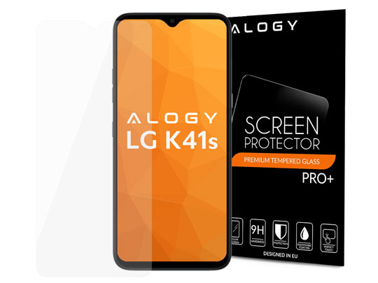 Szklo Alogy to the phone on the LG K41S screen