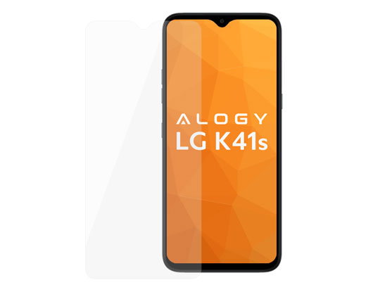 Szklo Alogy to the phone on the LG K41S screen