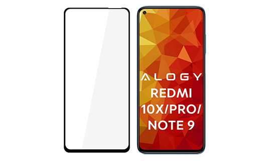 Szklo Alogy für Telefonbildschirm Xiaomi Redmi 10X, 10X Pro, Note 9