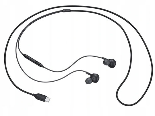 Słuchawki douszne Samsung AKG by harman EO-IC100BBE USB-C Type C 