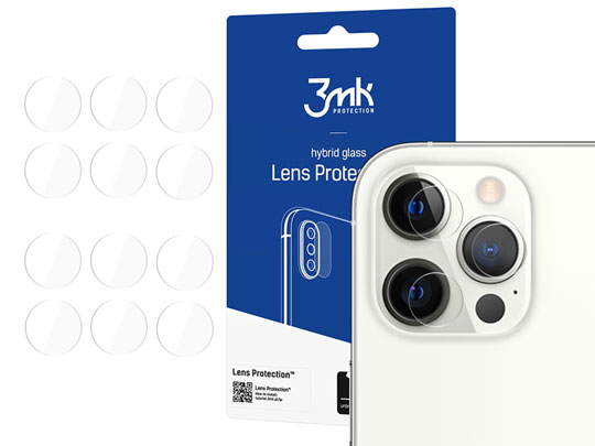 Szkło x4 na kamerę obiektyw 3mk Lens Protection do Apple iPhone 12 Pro Max 