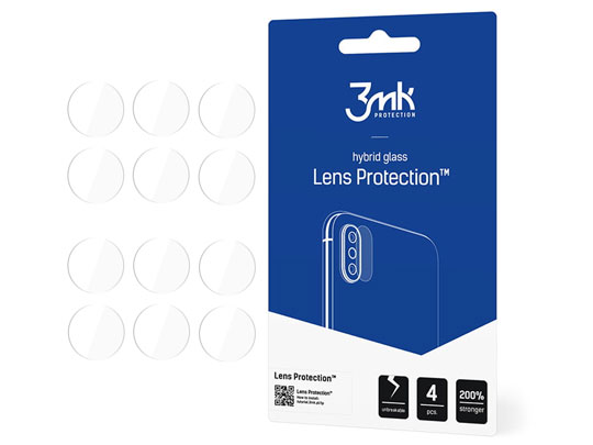 Szkło x4 na kamerę obiektyw 3mk Lens Protection do Apple iPhone 12 Pro Max 