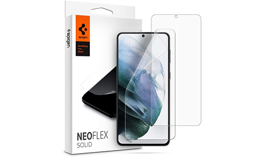 2x Folia hydrożelowa Spigen Neo Flex Solid do Galaxy S21 Case Friendly