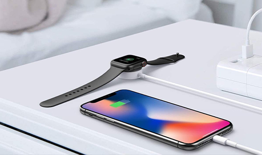 Qi + Lightning 2v1 Alogy indukčná nabíjačka pre Apple Watch / iPhone