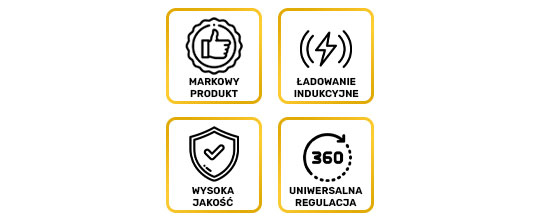 Uchwyt magnetyczny z ładowarką Qi MagSafe ESR HaloLock na szybę/ deskę