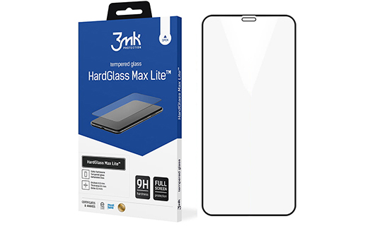 Szkło na ekran 3mk HardGlass Max Lite do Apple iPhone 12/ 12 Pro