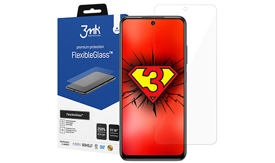 3mk Szkło hybrydowe Flexible Glass 7H do Xiaomi Redmi Note 10 5G 